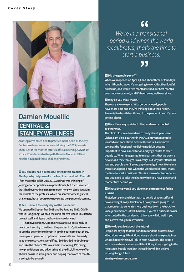 Liv Magazine Damien Mouellic Central and Stanley Wellness 2 copy